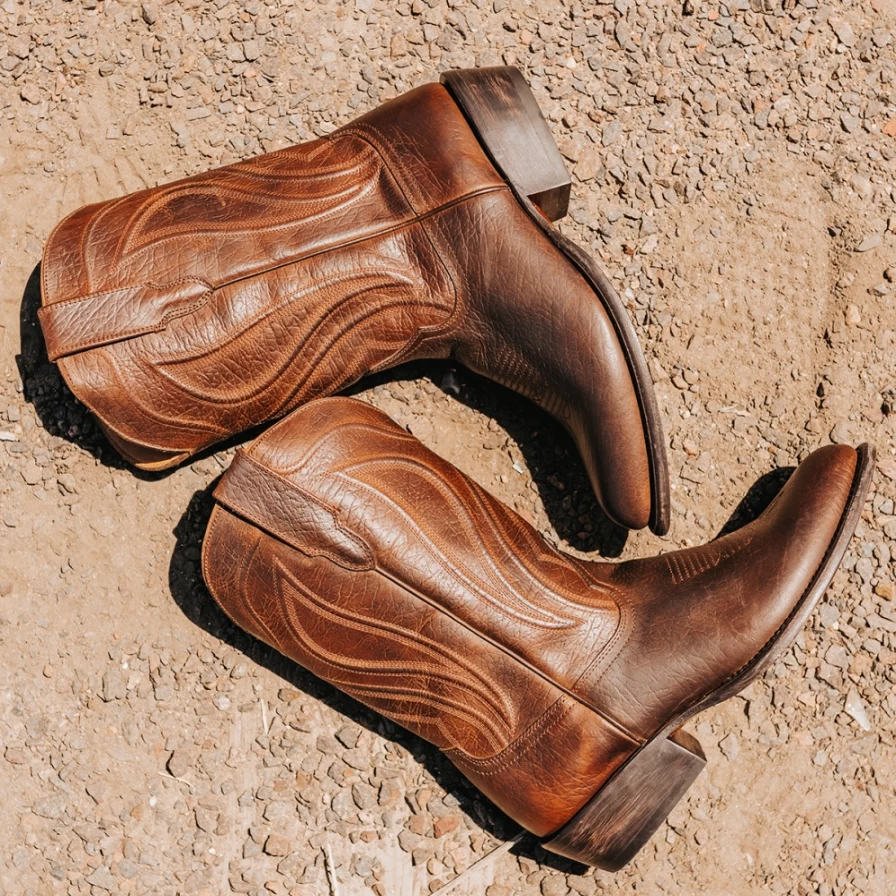Freebird Stores Men's Bandito Brown Leather Boots