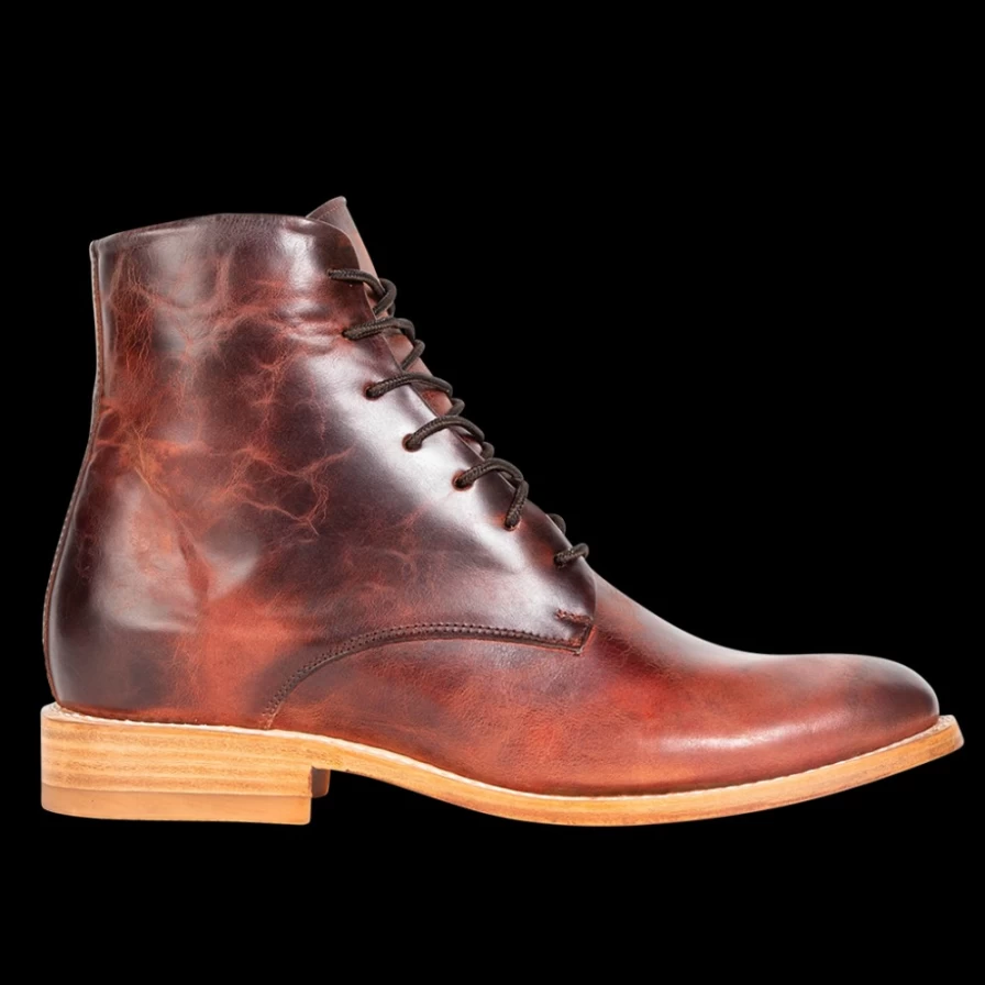Freebird Stores Mens Paxton Boot in Cognac - Premium Leather Footwear for Men