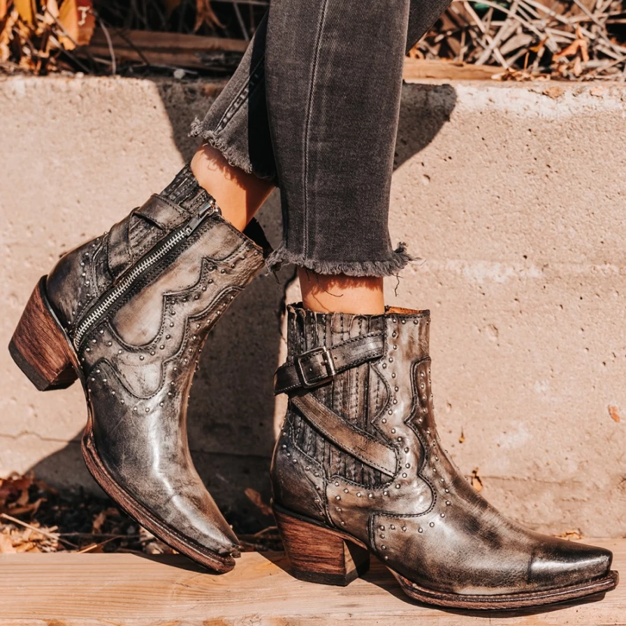Freebird Stores Women's Morgan Boot in Stone Color