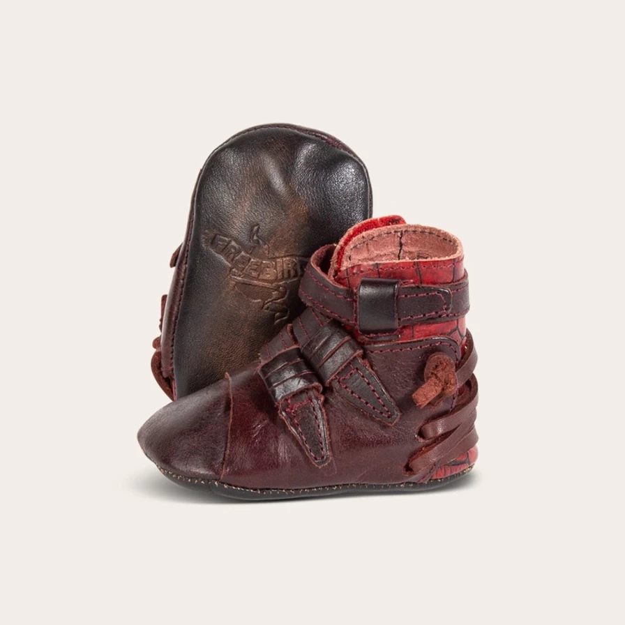 Freebird Stores Women's Baby Crue Boots in Wine Multi Color