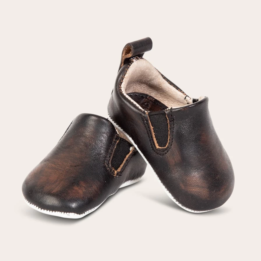 "Freebird Stores Women's Black Distressed Baby Kicks Boots"