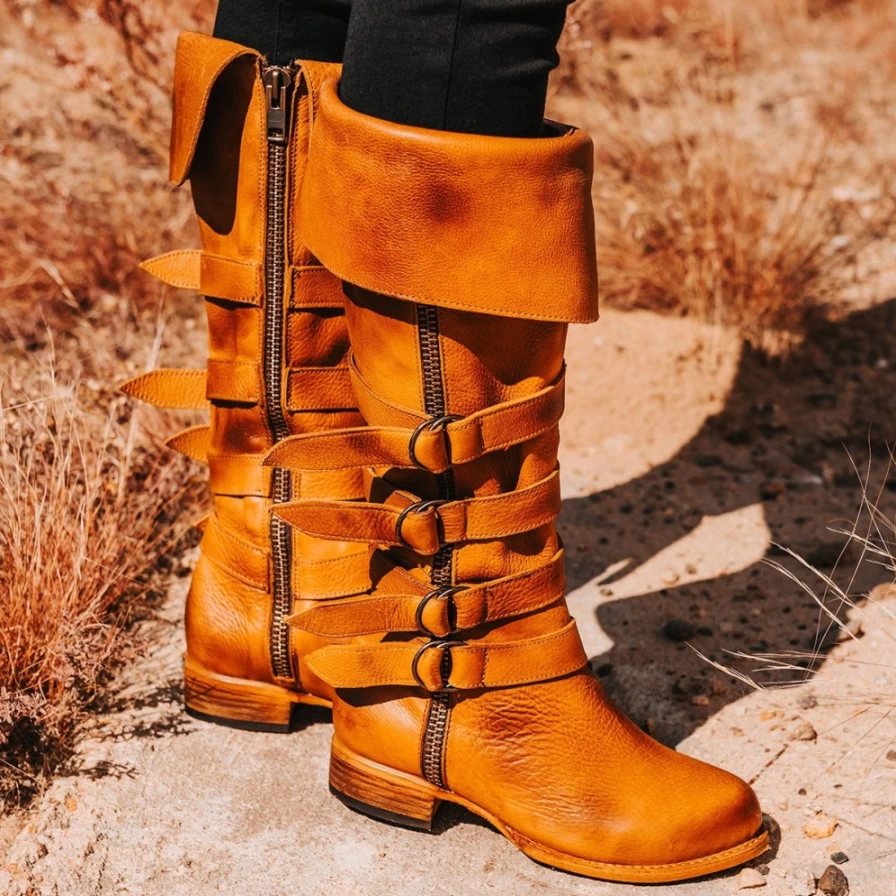 Freebird Stores Women's Wheat Risky Ankle Boots - Boho Chic Leather Booties for Women