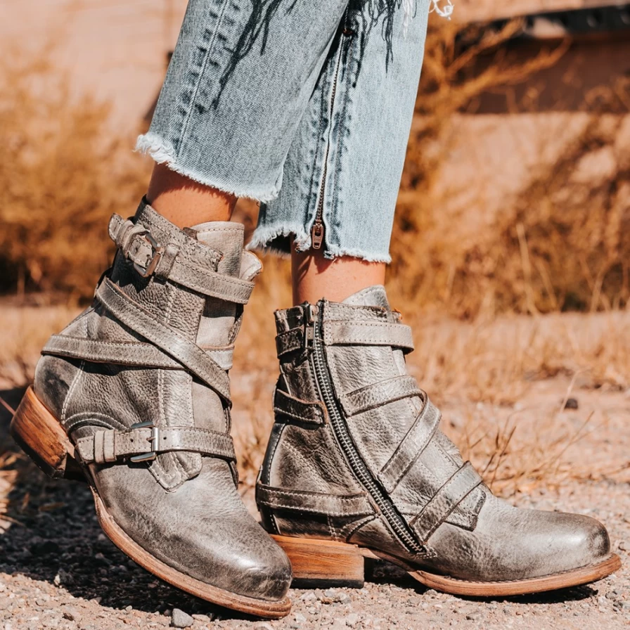 Freebird Stores Women's Raine Boot in Stone - Stylish & Comfortable Footwear