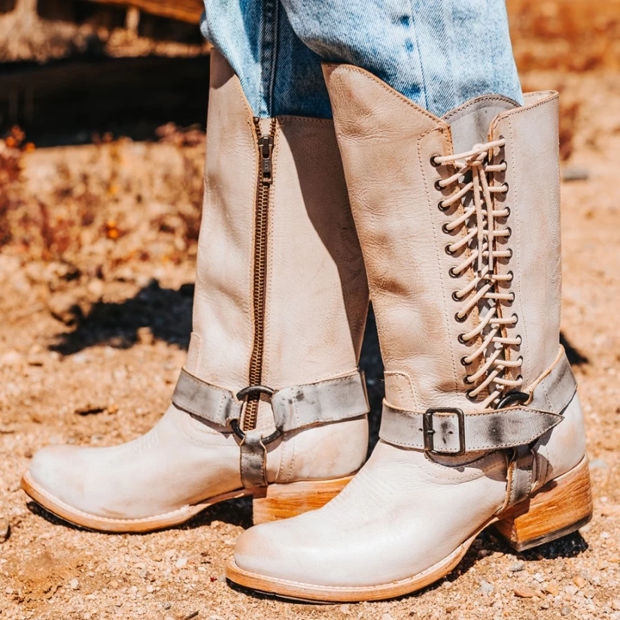 Freebird Stores Women's Beige Stagecoach Boots
