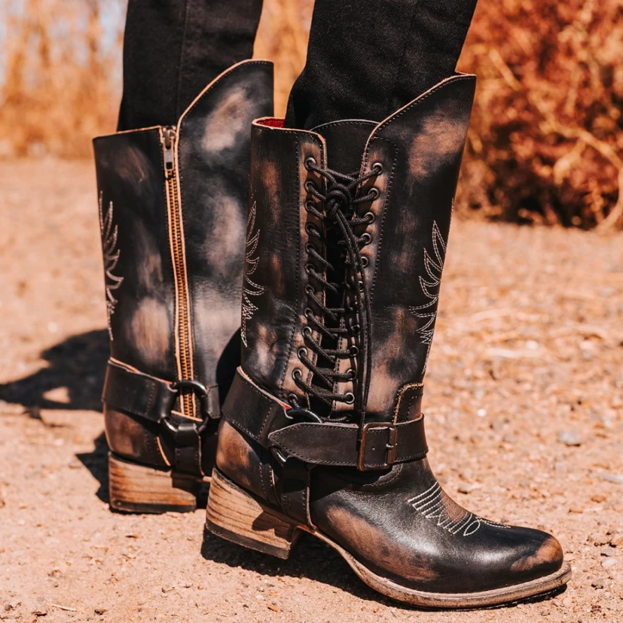 Freebird Stores Women's Black Stagecoach Boots