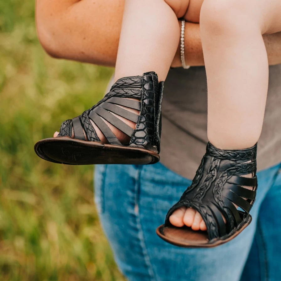 Freebird Stores Women's Baby Bela Black Fashionable and Comfortable Footwear