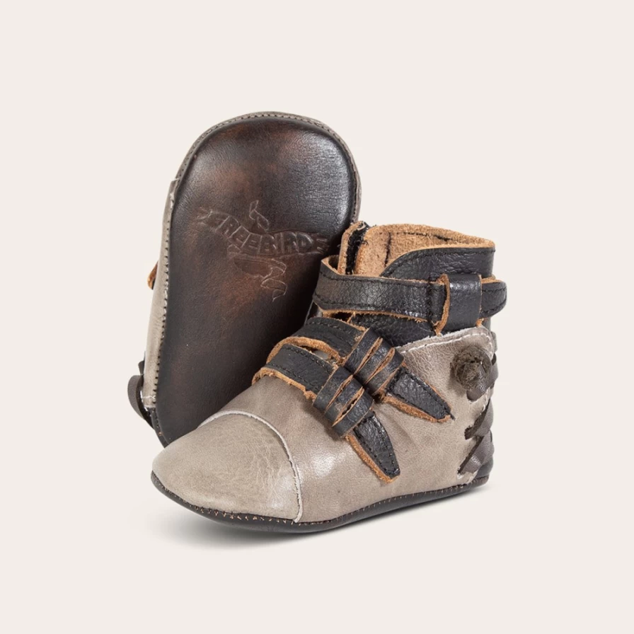 Freebird Stores Women's Baby Crue Shoes in Grey Multi Color