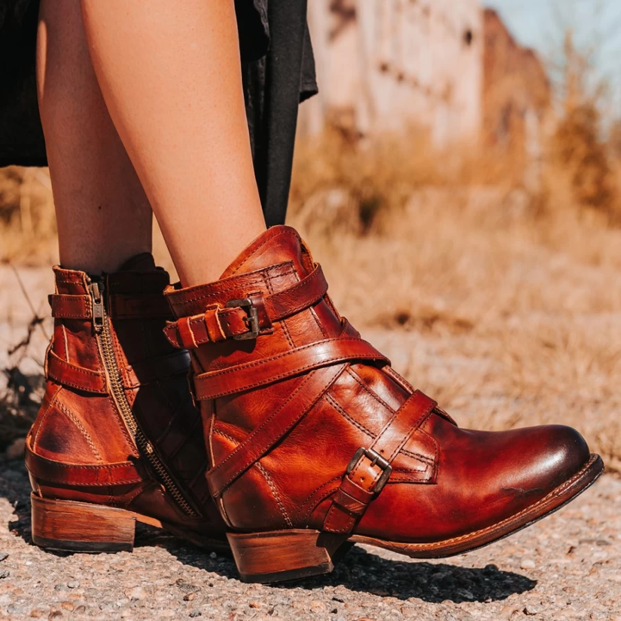 Freebird Stores Women's Cognac Raine Boots