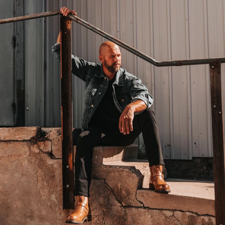 Freebird Stores Mens Tan Easton Boots - Classic Leather Footwear for Men