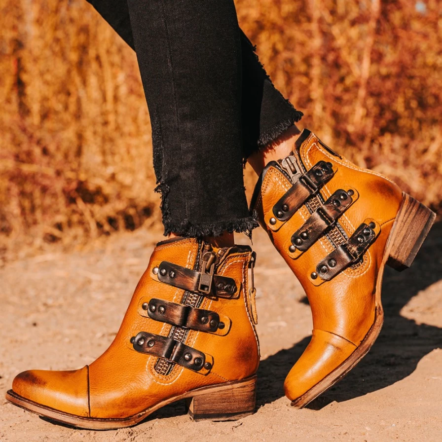 Freebird Stores Women's Grecko Boot in Cognac - Stylish & Comfortable Footwear
