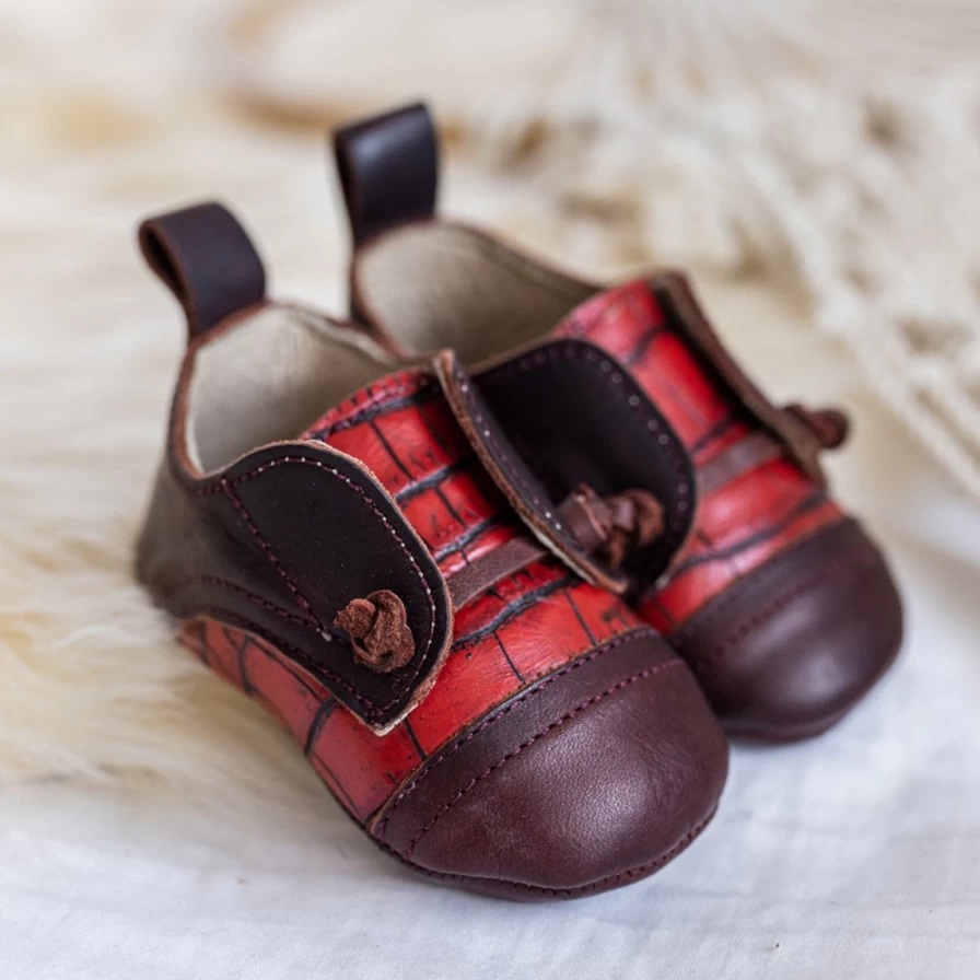 Freebird Stores Women's Baby Mabel Shoes in Wine Multi Color