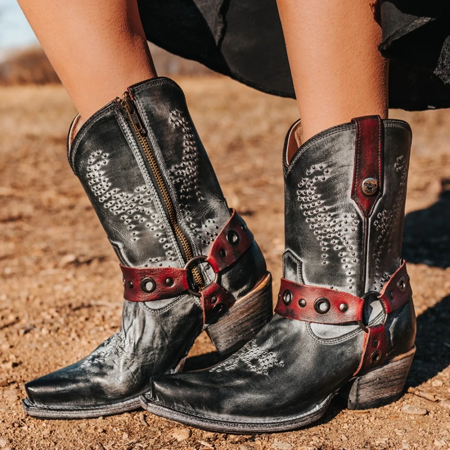 Freebird Stores Women's Weston Boots in Black - Stylish & Comfortable Footwear