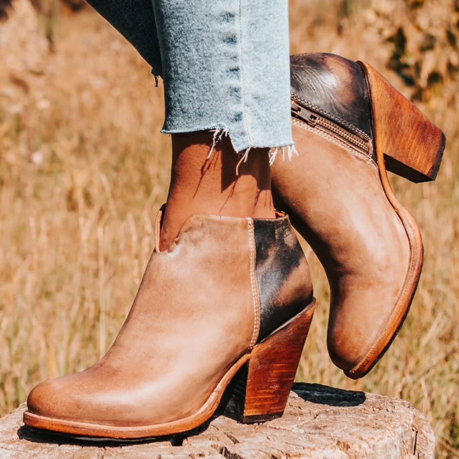 Freebird Stores Women's Taupe Detroit Boots