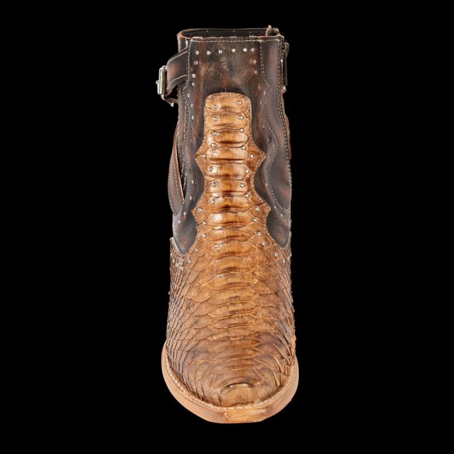 Freebird Stores Women's Tan Python Morgan Boots