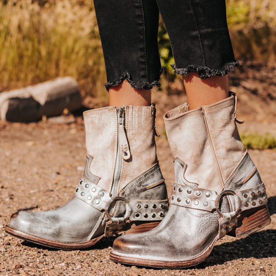 Freebird Stores Women's Ramone Boots in Ice Multi Color