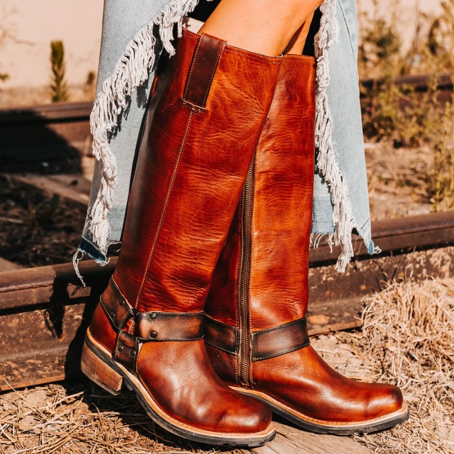 Freebird Stores Women's Cognac Wagner Boots