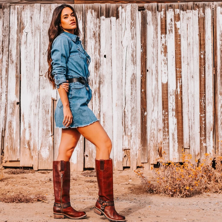 Freebird Stores Women's Cognac Wagner Boots