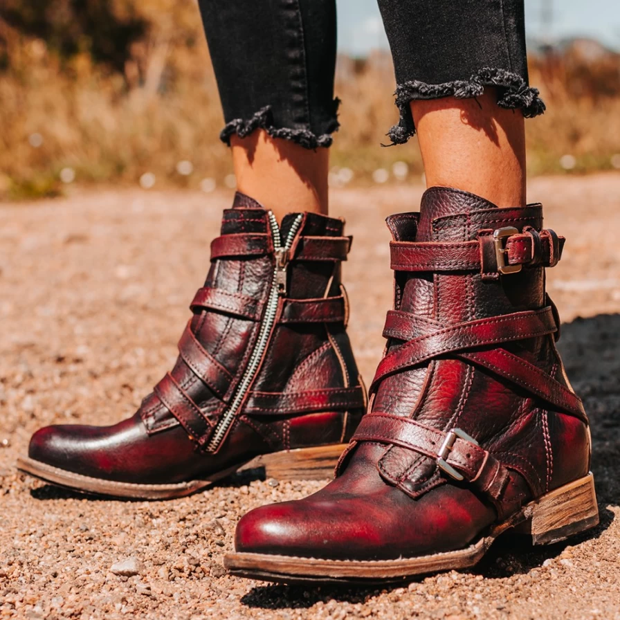 Freebird Stores Women's Raine Boot in Wine - Stylish & Comfortable Footwear