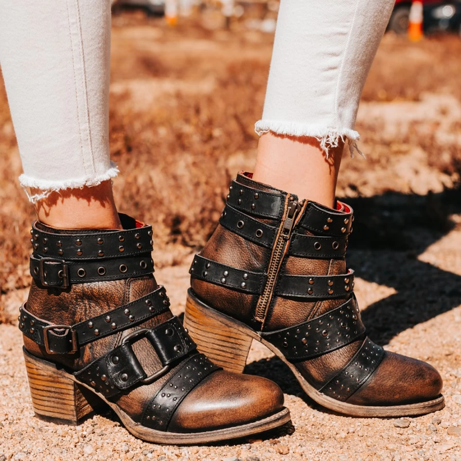 "Freebird Stores Women's Black Slayer Boots – Stylish & Comfortable Footwear"