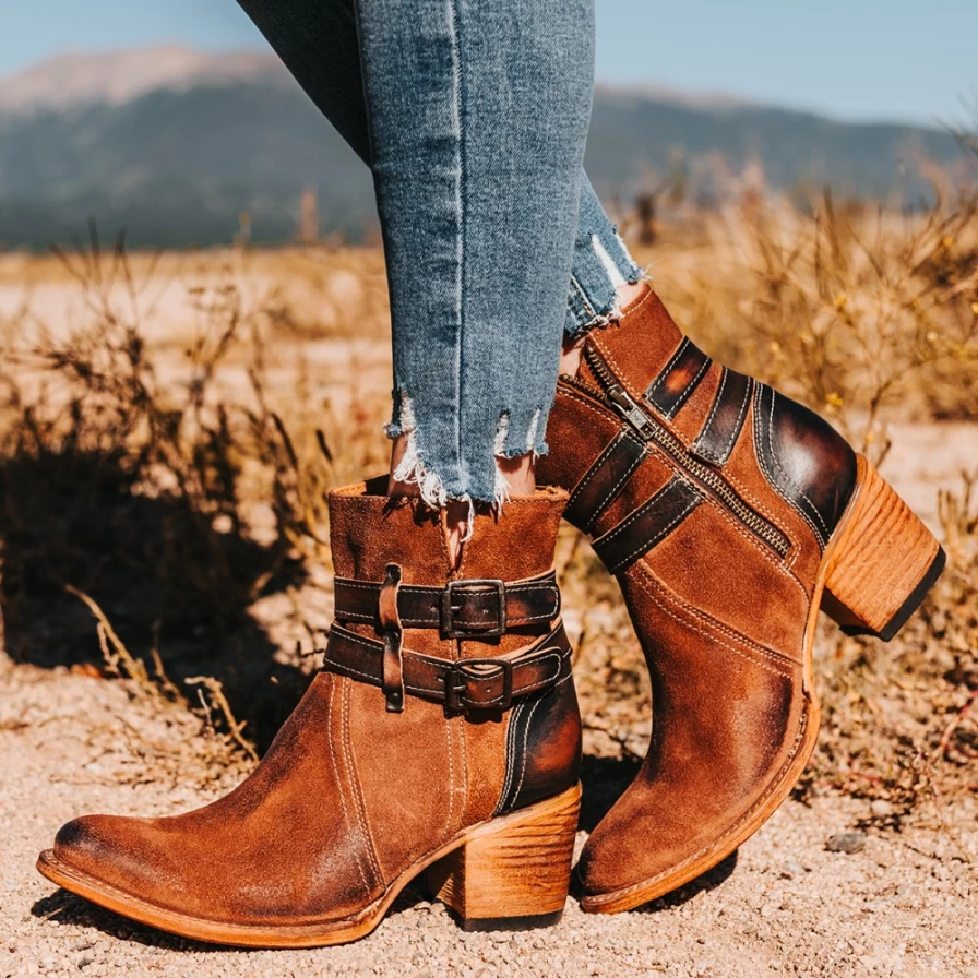 Freebird Stores Women's Whiskey Suede Shiloh Boots
