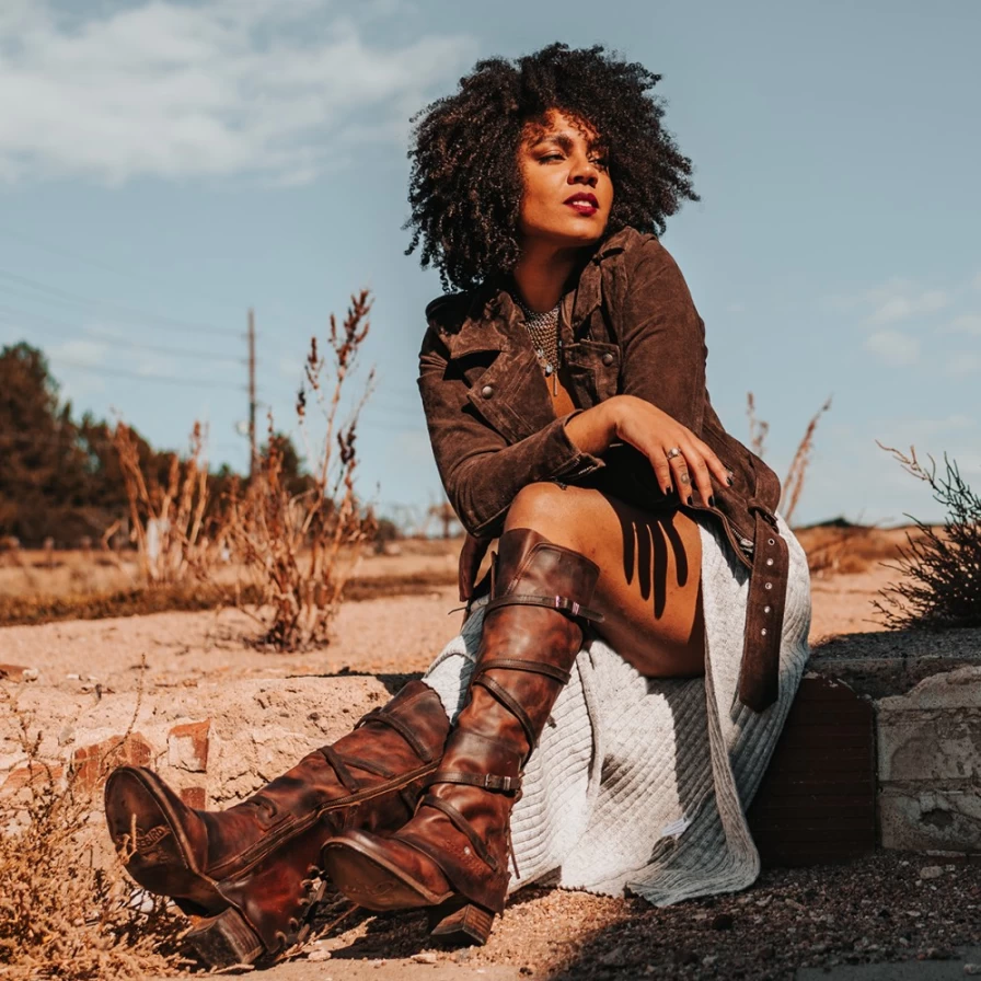 Freebird Stores Women's Brown Distressed Cassius Boots