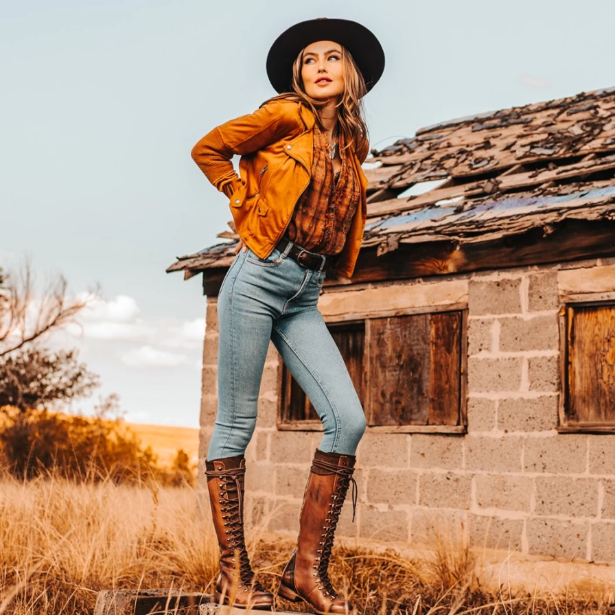 Freebird Stores Women's Brown Raphael Boots