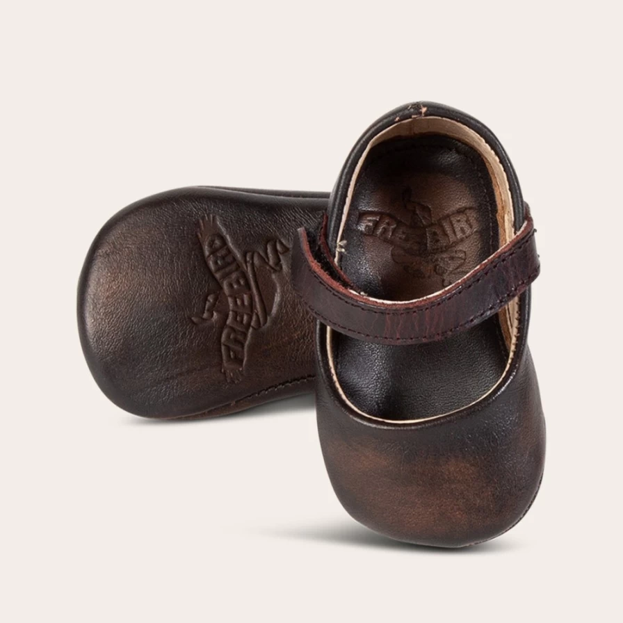 Freebird Stores Women's Black Distressed Baby Jane Boots