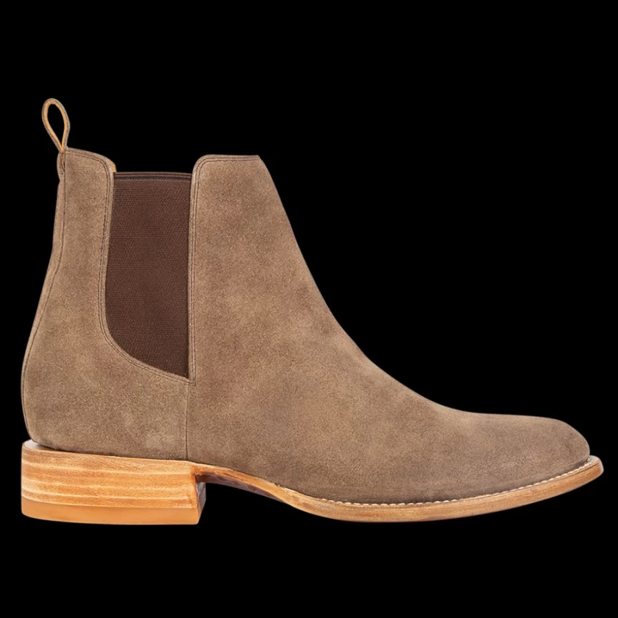 Freebird Stores Men's Taupe Suede Palmer Boots