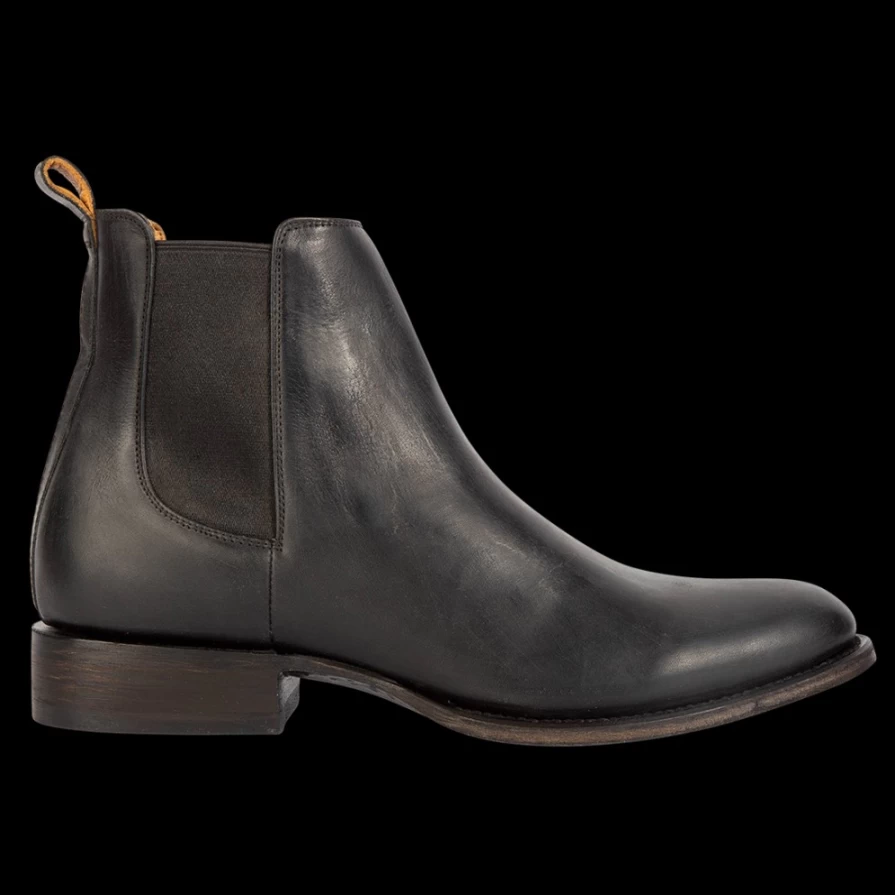 Freebird Stores Men's Black Leather Palmer Boots