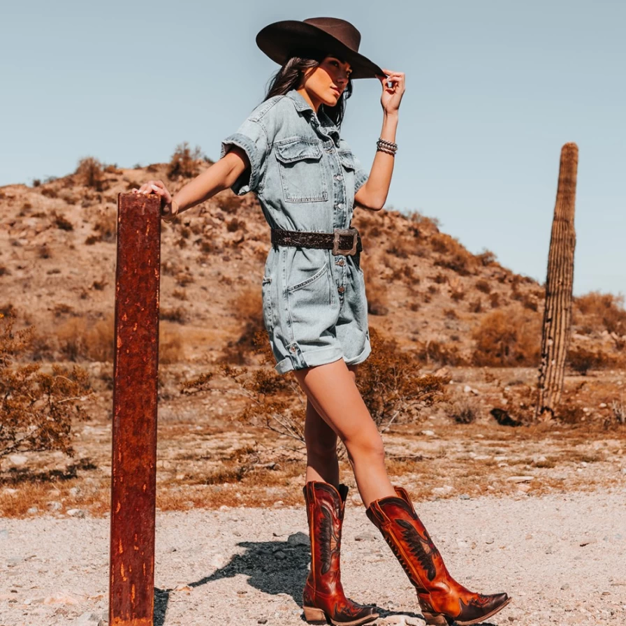 Freebird Stores Women's Cognac Multi Willie Boots
