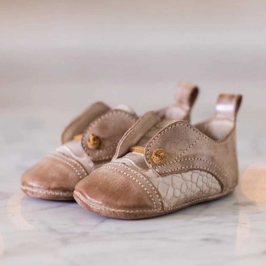 "Freebird Stores Women's Taupe Baby Mabel Shoes – Stylish & Comfortable"