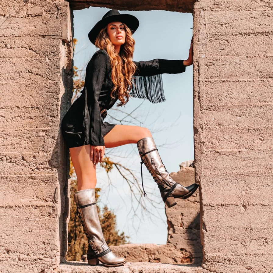 Freebird Stores Women's Pewter Coal Boots