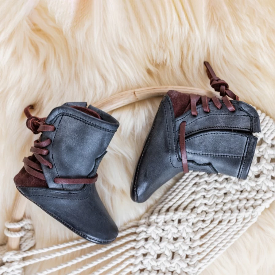 Freebird Stores Women's Black Baby Coal Boots
