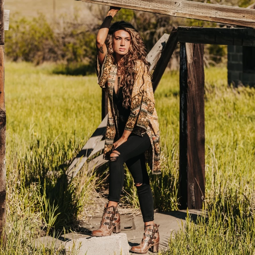 Freebird Stores Women's Taupe Beckett Boots