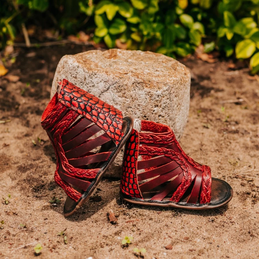 Freebird Stores Women's Red Baby Bela - Stylish & Comfortable Footwear