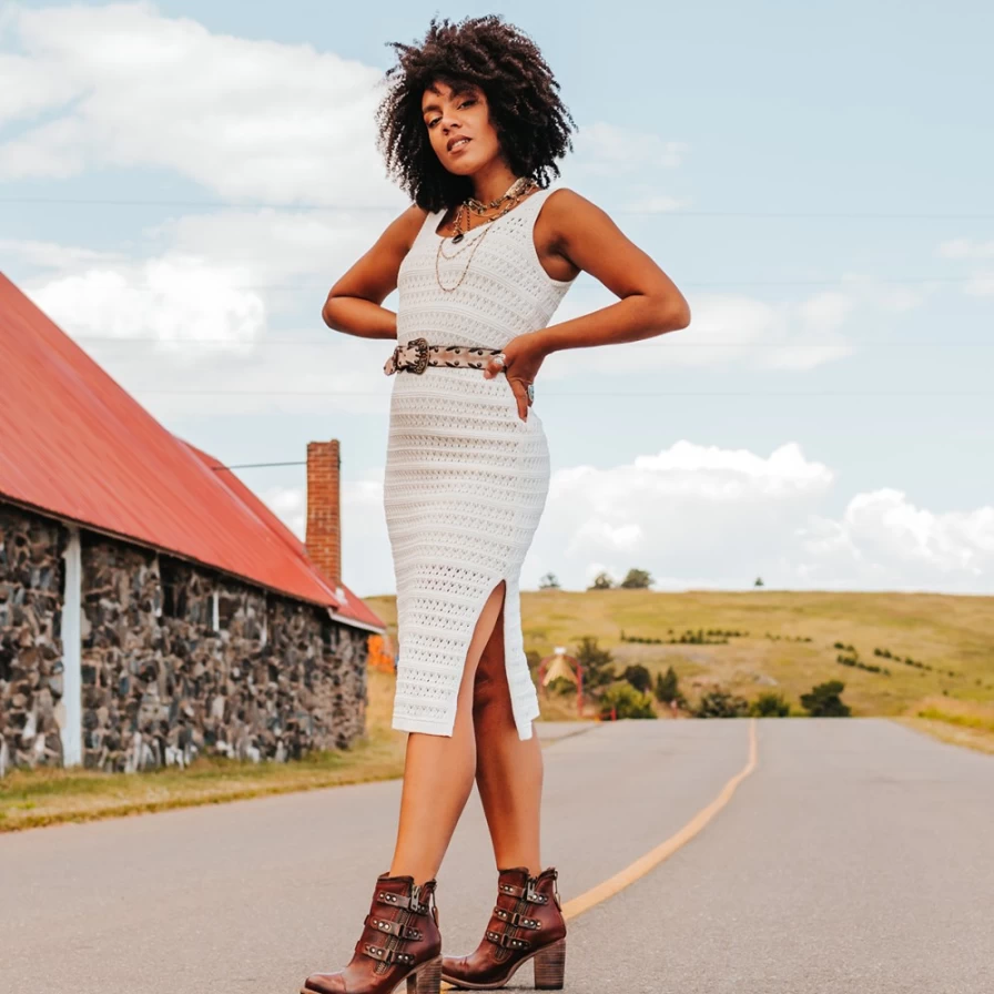 Freebird Stores Women's Beckett Boot in Cognac - Stylish & Comfortable Ankle Boots
