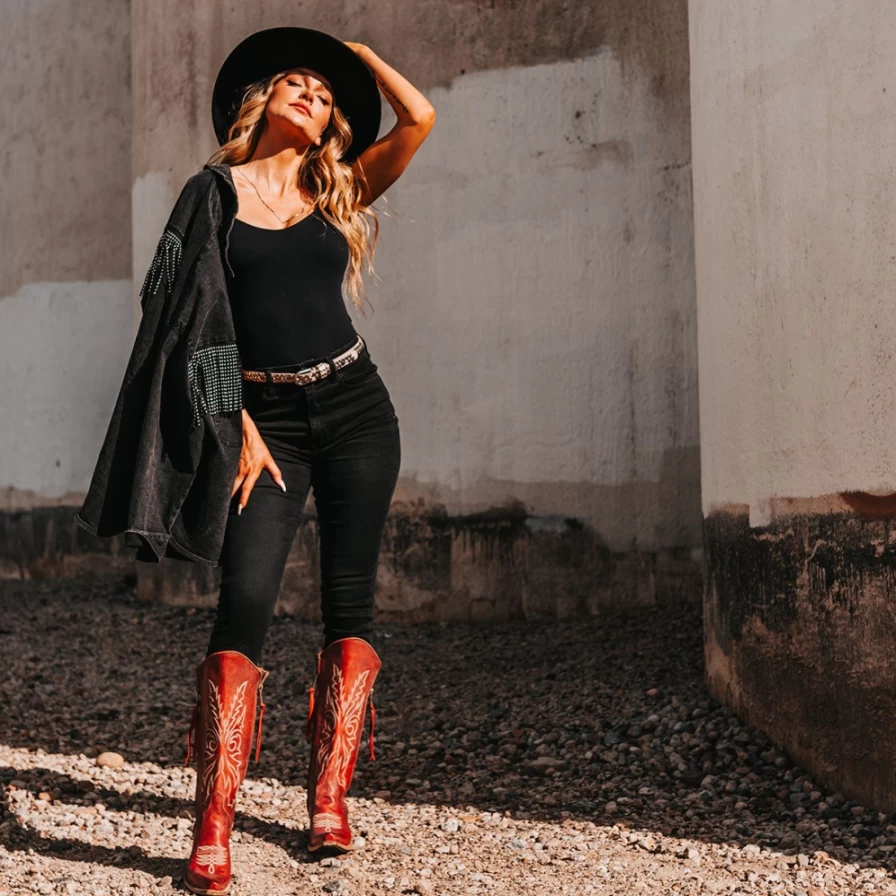 Freebird Stores Women's Wolfgang Red Boots