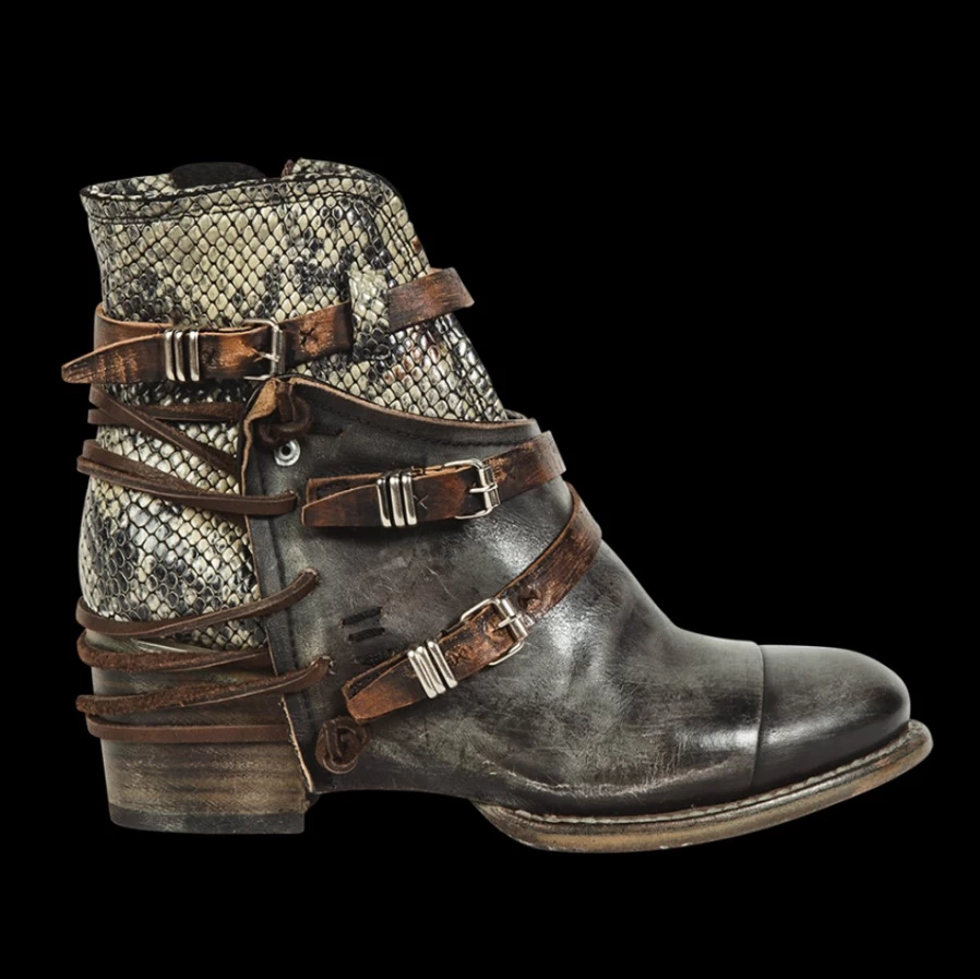 Freebird Stores Women's Olive Multi Crue Boots