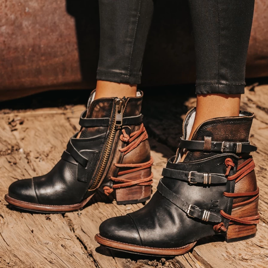 Freebird Stores Women's Crue Black Multi Shoes - Stylish & Comfortable Footwear