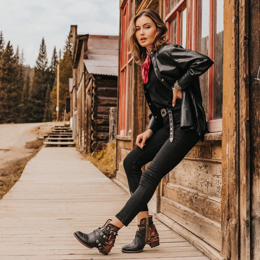 Freebird Stores Women's Crue Black Multi Shoes - Stylish & Comfortable Footwear