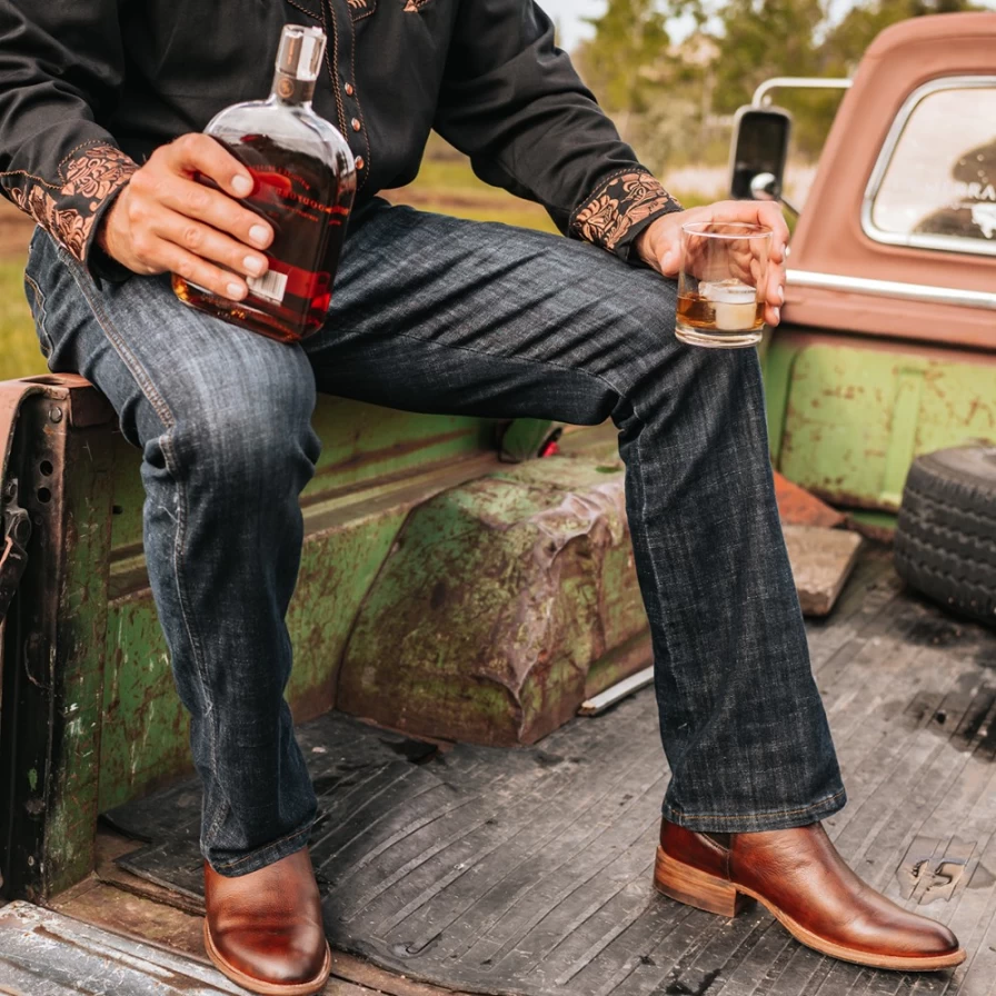 Freebird Stores Men's Brown Leather Palmer Boots