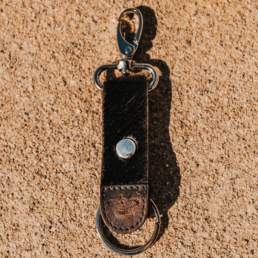 "Freebird Stores Women's Black Key Chain - Stylish & Durable Keyring"