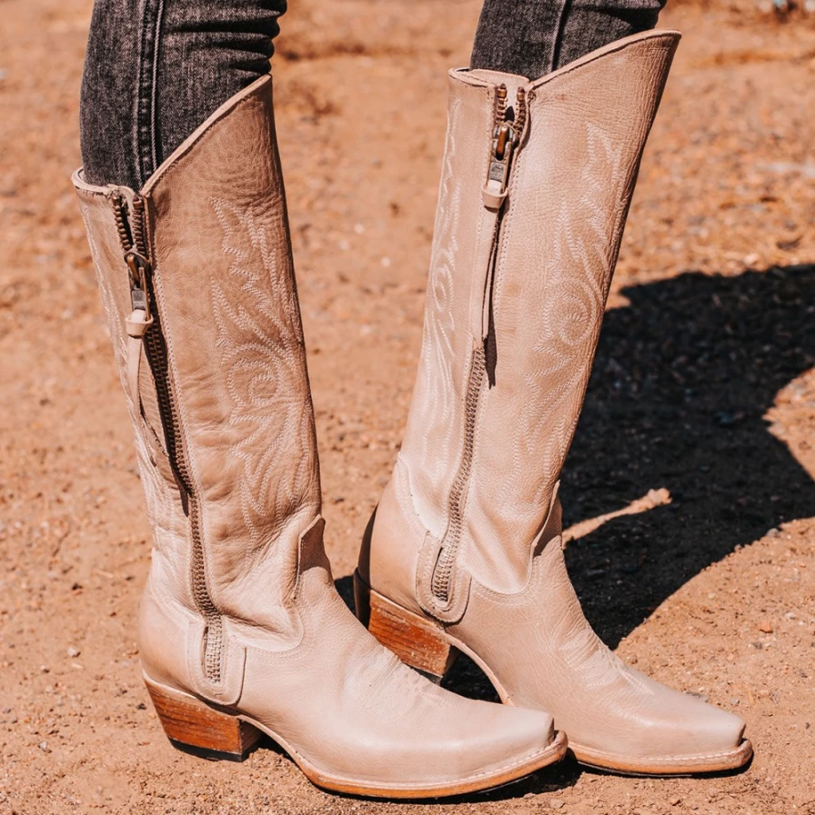 Freebird Stores Women's Beige Wolfgang Boots