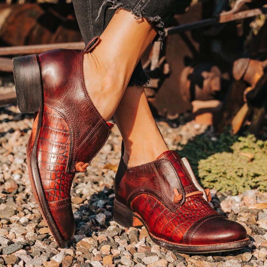 Freebird Stores Women's Mabel Boot in Wine Multi Color